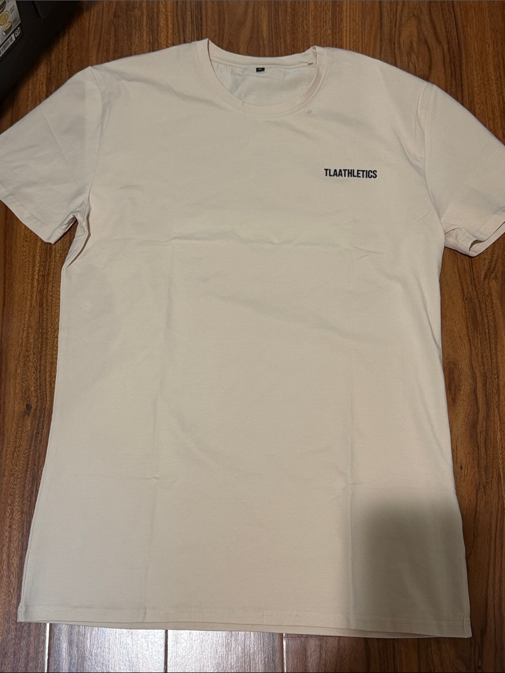 TLAATHLETICS Men’s Short Sleeve Crew Tee — Cream